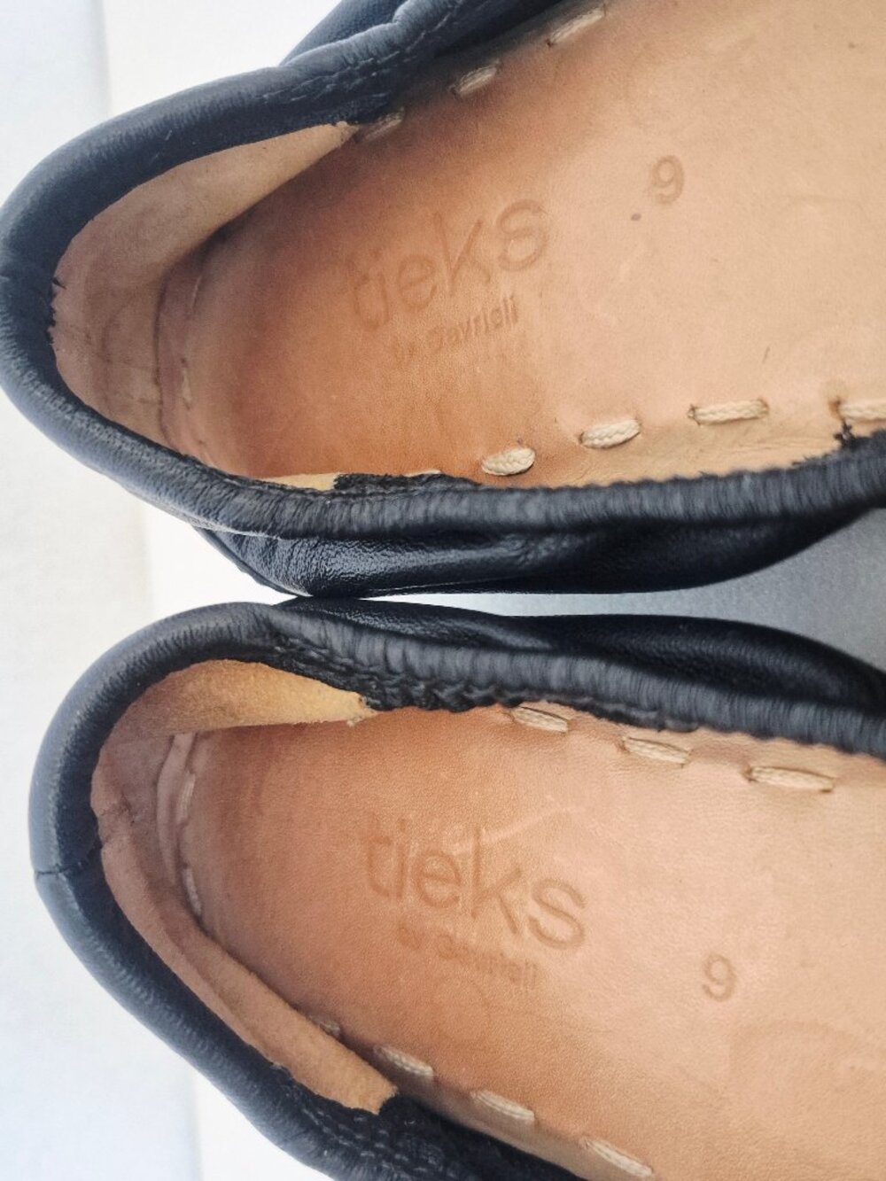 Tieks by Gavrieli Black Leather Ballet Flats Slip-On Comfort Flexible - Picture 11 of 12
